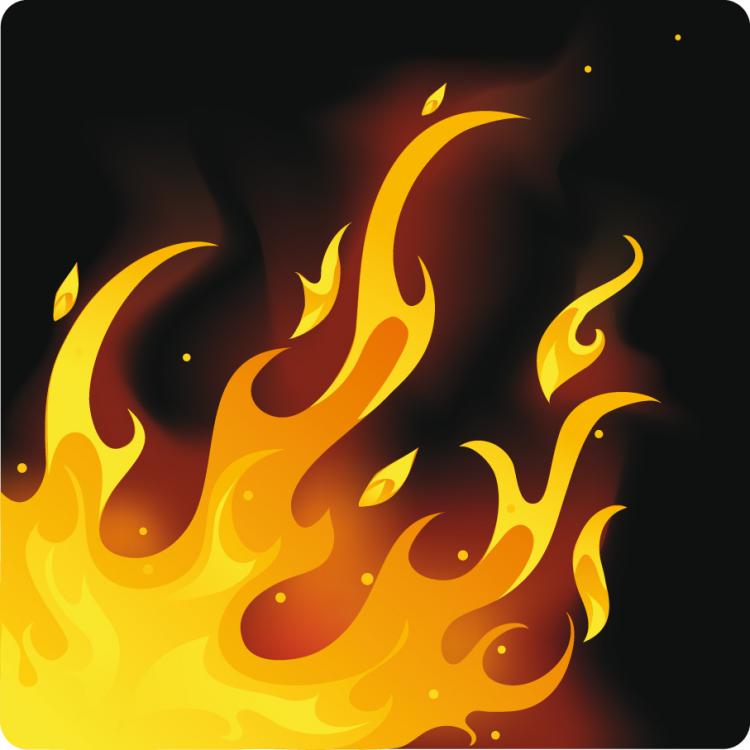 flame illustration free download